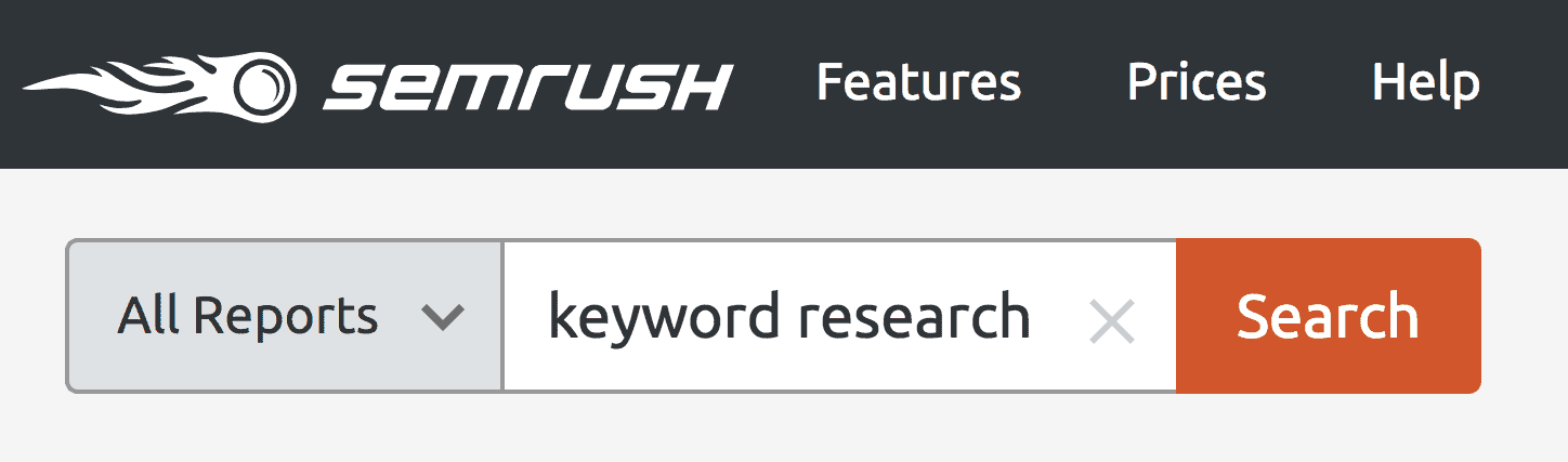 SEMRush - חיפוש מילות מפתח
